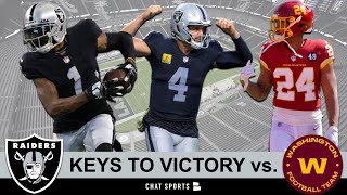 Raiders vs. Washington: Derek Carr, Marcus Mariota, DeSean Jackson & Defense Key For A Week 13 Win