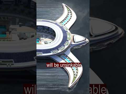 Floating city in