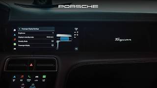 Know Your Porsche | Using the Passenger Display in a 2025 Taycan | Taycan Tutorial