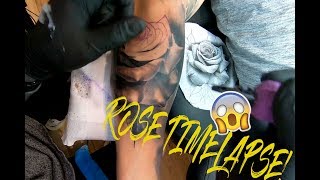TATTOO TIMELAPSE: REALISTIC ROSE