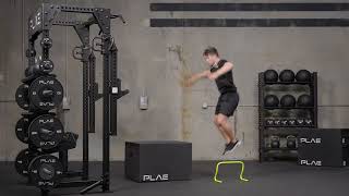 Lateral Hurdle Jump to Box Jump Exercise