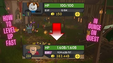 How to Level Up Fast in Dungeon Quest