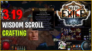 ⚡ POE 3.19 ⚡ Donk_Aeden - Wisdom Scroll Crafting