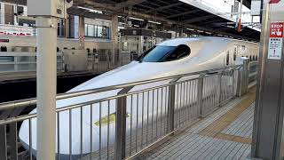 JR東海 N700A系G36 のぞみ110号 東京行き名古屋駅発車 JR Central Shinkansen Nozomi No 110 Bound For Tokyo Departure