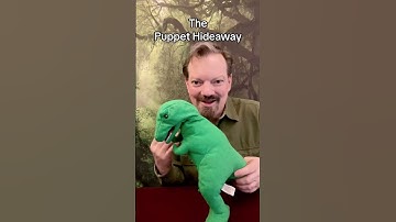 Puppet of the Day -T-Rex dinosaur made by Folkmanis Puppets - The Puppet Hideaway with Eric Thomsen