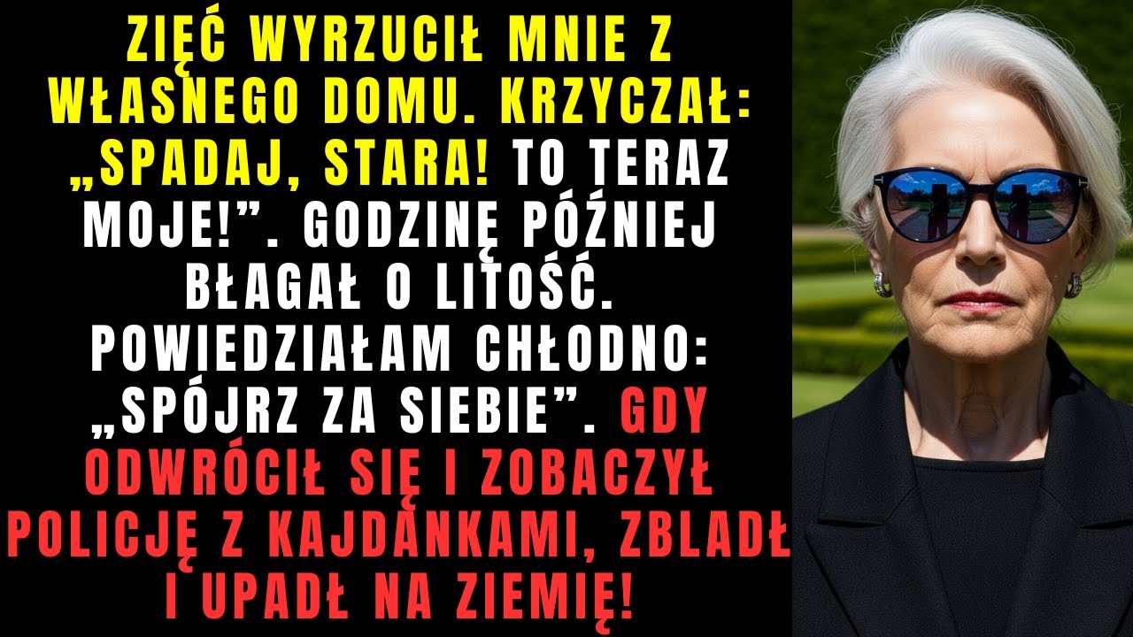 Zięć wyrzucił mnie z wesela: „To teraz mój dom!” — Godzinę później, gdy zobaczył akt własności