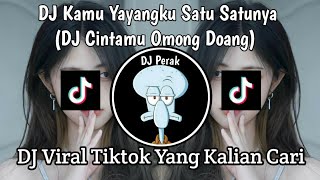 DJ KAMU YAYANGKU SATU SATUNYA | DJ CINTAMU OMONG DOANG X POTONG BEBEK ANGSA VIRAL TIKTOK TERBARU2023