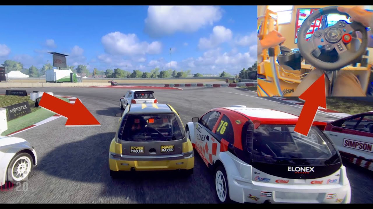 OPEL CORSA SUPER 1600 Rallycross DiRT Rally 2 0 Logitech G29