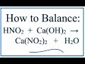 Balancing Chemical Equations Concepts