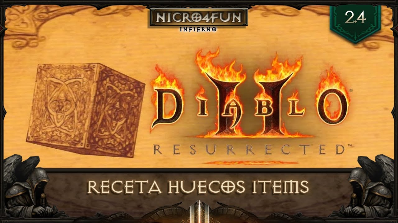 Diablo 2 Resurrected Receta Cubo Horádrico Huecos En Items Youtube