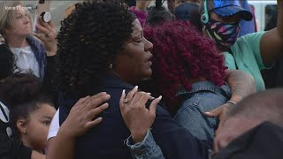 Community and county leaders gather to support and help families of kids shot in Minneapolis