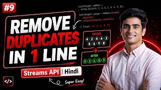 Java Stream API | Remove Duplicate Elements | CSwithVK