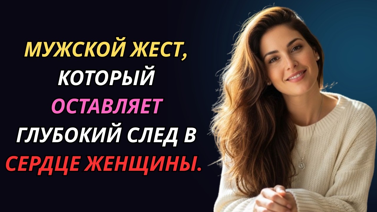 Уникальный мужской жест, вызывающий глубокие эмоции в сердце женщины | Женская психология