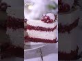 Red Velvet White Chocolate Cheesecake #cheesecake #christmascake