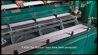 How to make titanium bars--Forging process