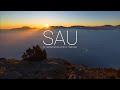 Sau  amaneceres entre nieblas  timelapse 4k