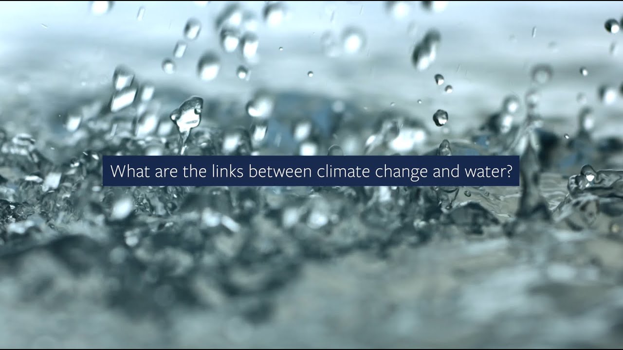 What are the links between climate change and water?