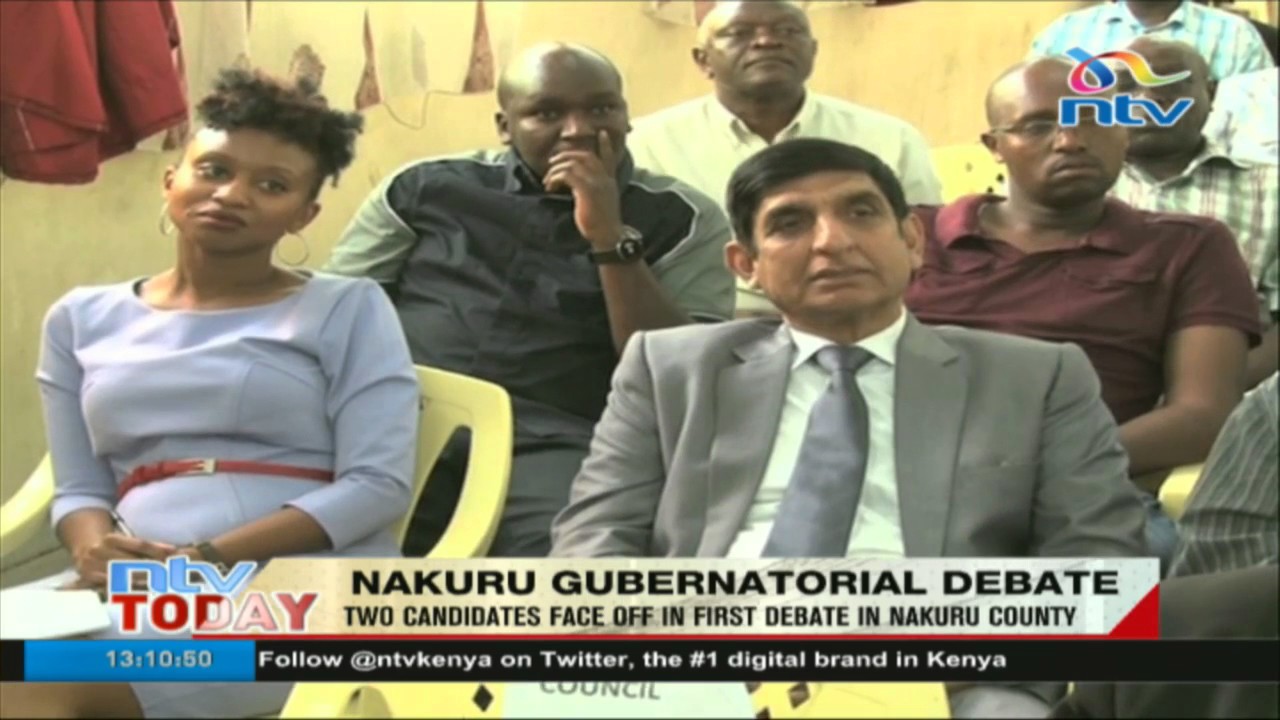 Two candidates face off in first debate in Nakuru county