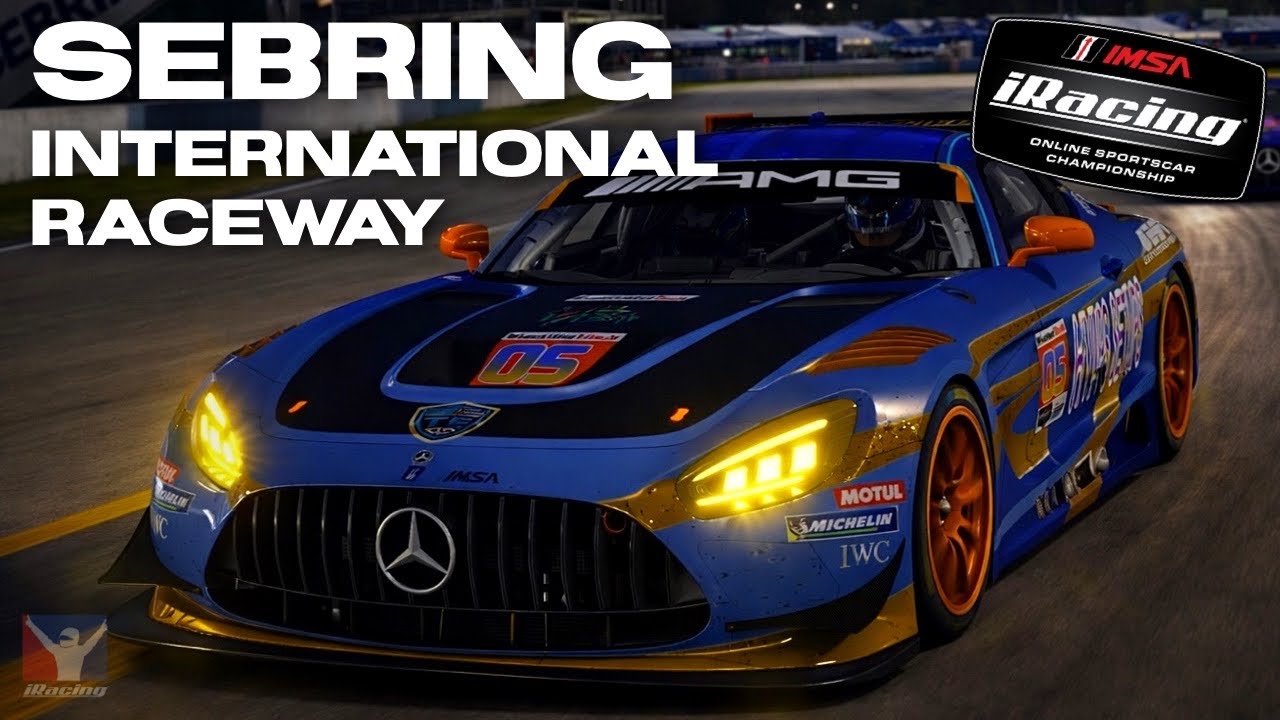 IMSA iRacing Series Sebring S1 WK2 Day 1 *LIVE*
