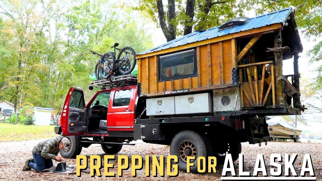 Готовлю свой старый грузовик Ford к замёрзшему шоссе на Аляске | Домой на Аляске