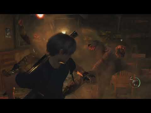 Resident Evil 4 Remake - Оборона с Луисом