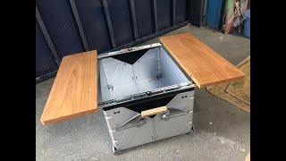 【バタフライテーブル】シェルコン50用　レール土台付　オーク mqdefault.jpg