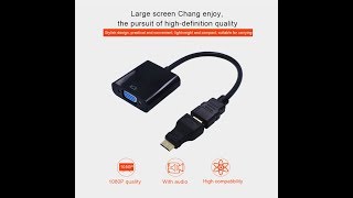 Адаптер hdmi to vga. Доделываем.