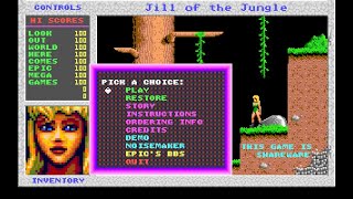 Jill Of The Jungle Pcdos 1992, Epic Megagames