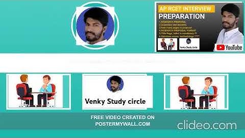 AP RCET Interview- how to prepare interview- questions and answers/ research proposal format!!!