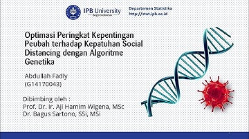 Seminar: Optimasi Peringkat Kepentingan Peubah terhadap Kepatuhan Social Distancing
