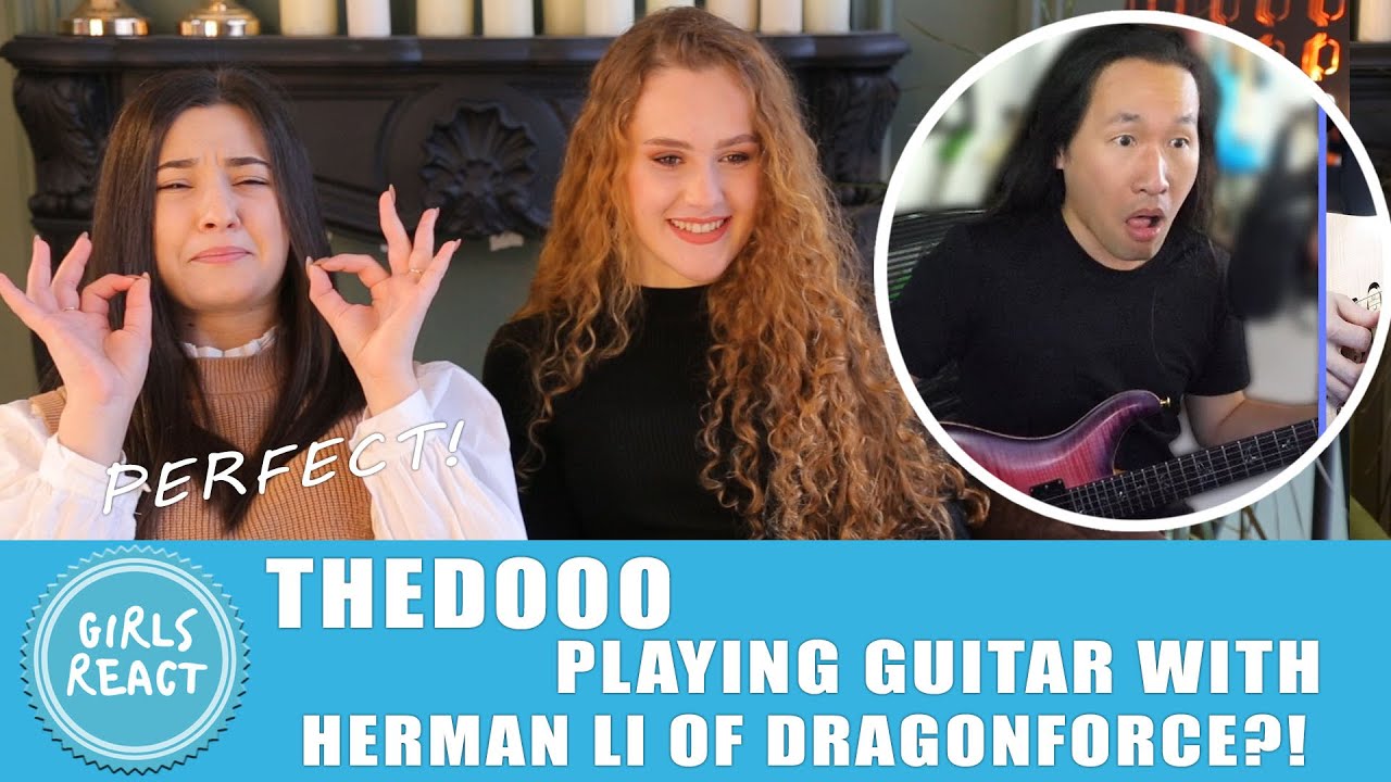 Реакция девушек - TheDooo - Играю на гитаре с Германом Ли из DRAGONFORCE. Реакция