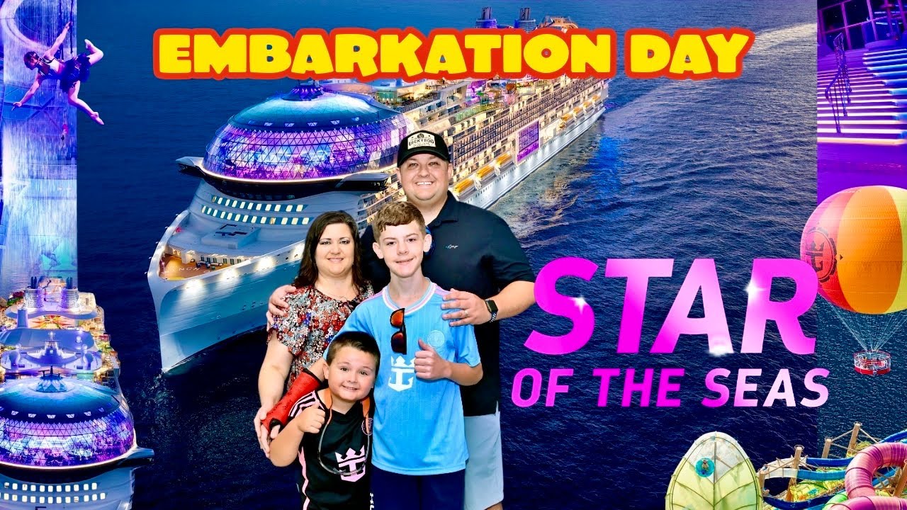 Star of the Seas | День посадки на новейший и самый большой круизный лайнер Royal Caribbean | День 1