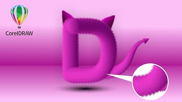Tutorial CorelDraw | Membuat Realistic 3D Fur Effect di CorelDraw 2022