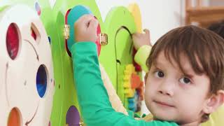 Viga Wooden Activity Wall Panel Toy Mega Caterpillar Design Sensory Busy Board – 1870mm