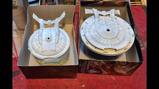 Model #46 Episode 2A: Priming the NX-01 Saucer Section