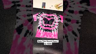 TIE-DYE Black and Pink ?? tiedye shorts butterfly creative art diy barbie tutorial artist
