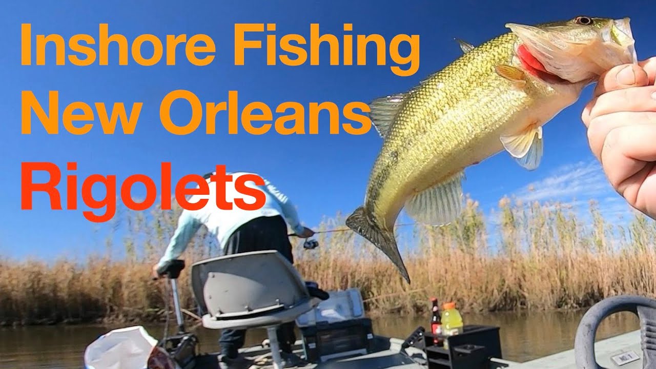 Inshore Fishing South Louisiana, New Orleans. Fishing the Rigolets in a