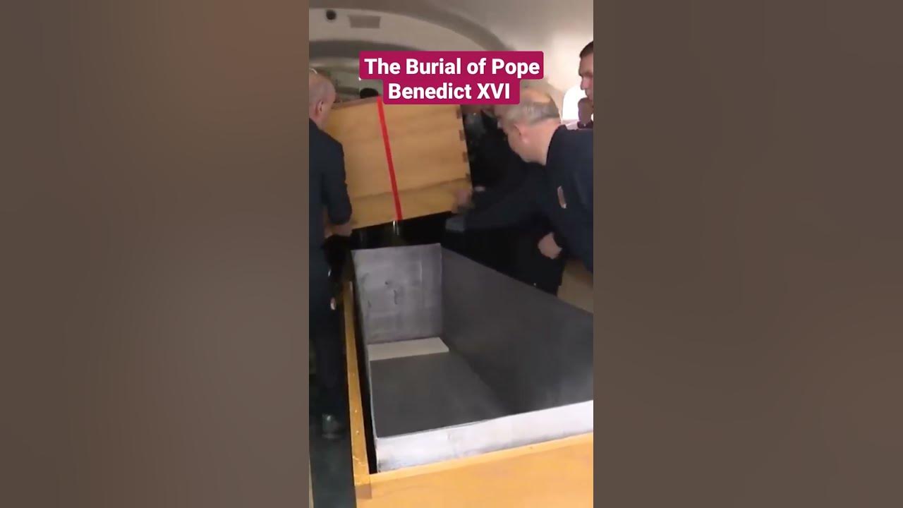 The Burial of Pope Benedict XVI.