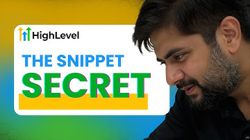 Unlock the Power of GHL Template Snippets | GoHighLevel Automation