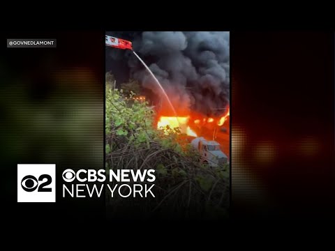 Video of I-95 crash shows flames consuming fuel truck