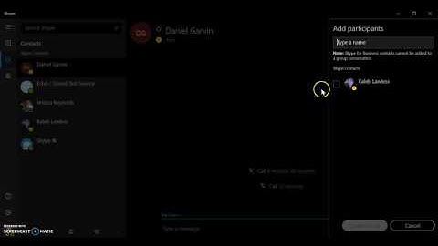 Create a Group on Skype
