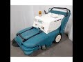 [中古]屋外･屋内兼用 床清掃機 歩行型スイーパー3640 バッテリー式 テナント製 動作確認動画1572739000050525001