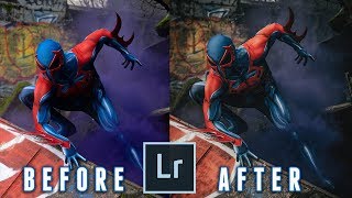 Portland Photographer How to color grade in Lightroom - Cosplay screenshot 1