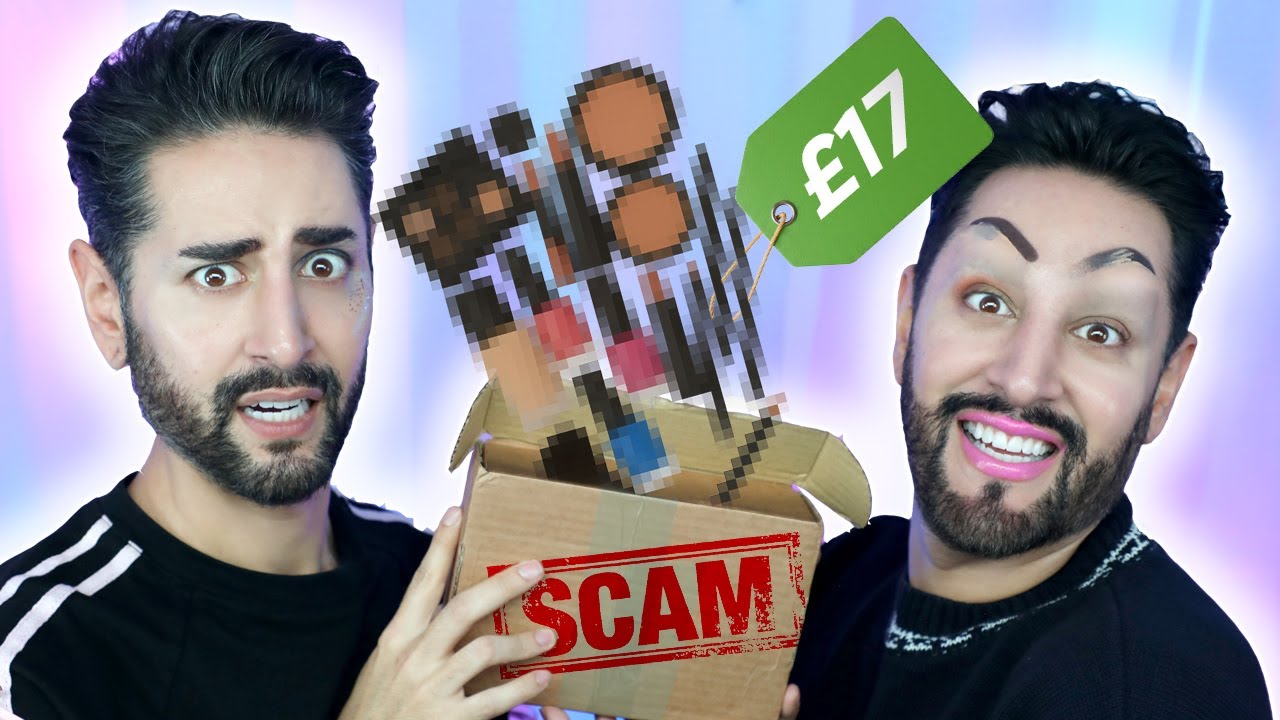 ОЧЕРЕДНОЙ ОБМАН?! Обзор бюджетной косметики Amazon Mystery Box! 💜🖤 Валлийские близнецы