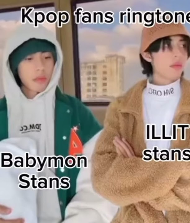 Monstiez’s VS GLLIT’s ringtone be like : 🤡 #kpop #babymonster #illit