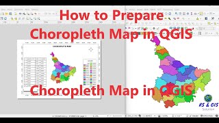 How to Prepare Choropleth Map in QGIS || Choropleth Map in QGIS