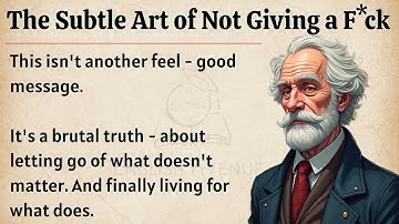 The Subtle Art of Not Giving a F*ck || Learn English Through Book Summary 📖 || Improve Your English