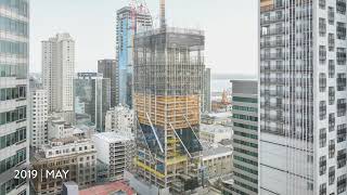 Icon construction  The Pacifica  construction timelapse