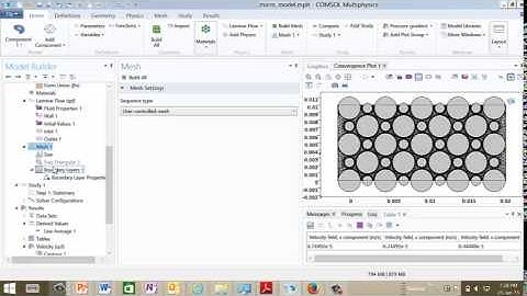 Setting up a micromodel in Comsol
