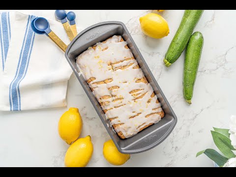 Vegan Bread Recipe: Vegan Lemon Poppyseed Zucchini Bread with Lemon Glaze - video from Wilton